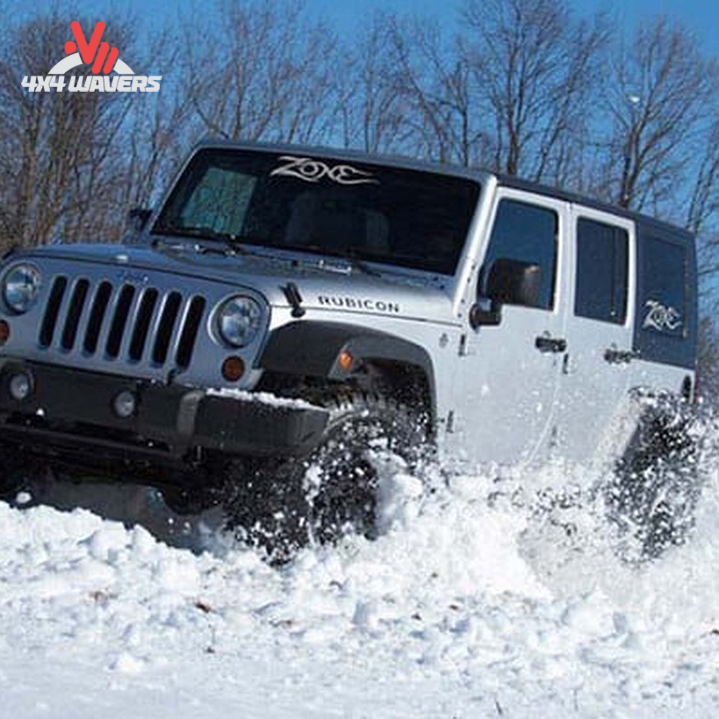Installed Zone Offroad 3 inch suspension lift on Jeep Wrangler Unlimited JKU