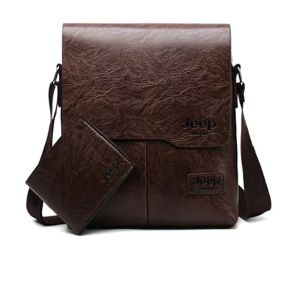 Jeep Casual Shoulder Sling Bag with Jeep Wallet - 4X4 WAVERS