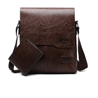 Jeep Casual Shoulder Sling Bag with Jeep Wallet - 4X4 WAVERS