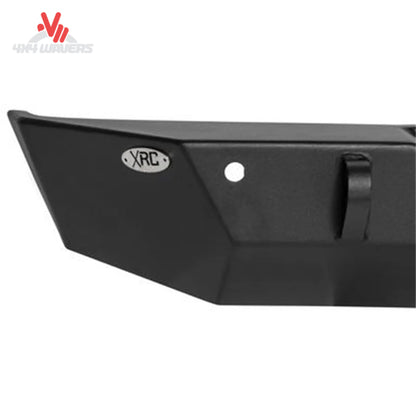 Reinforced D-ring mounts on Smittybilt XRC rear bumper
