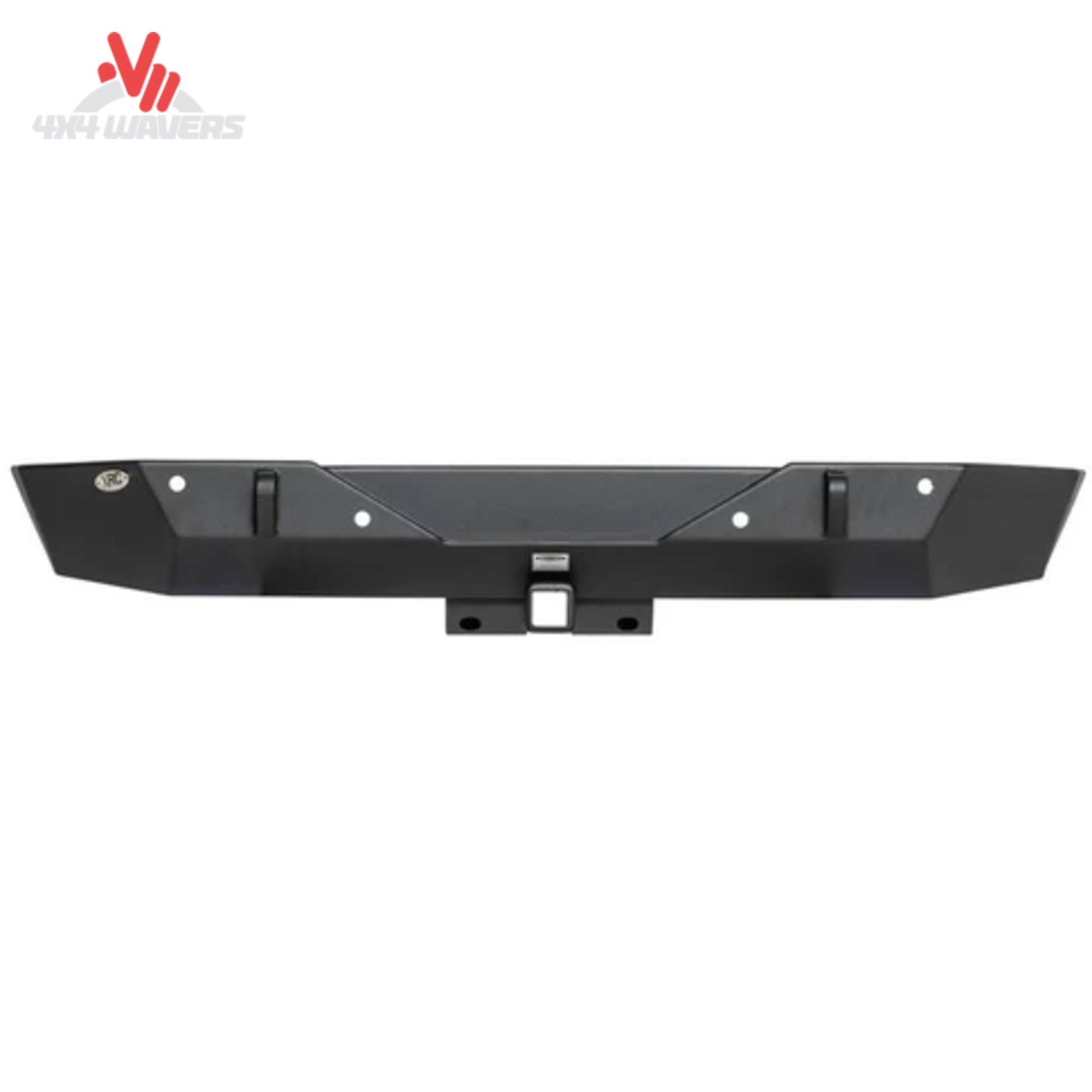 Reinforced D-ring mounts on Smittybilt XRC rear bumper