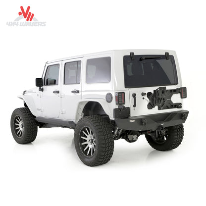 Smittybilt rear bumper installed on Jeep Wrangler JL; What does the Smittybilt XRC Gen1 rear bumper look like on a Jeep Wrangler JL?
