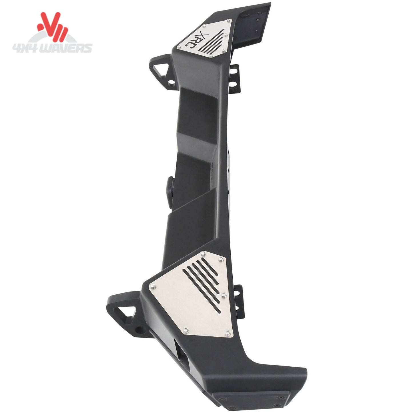 Integrated Class III hitch and backup light system on Smittybilt rear bumper