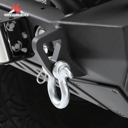 Close-up view of the reinforced winch-ready platform built into the XRC Gen2 bumper