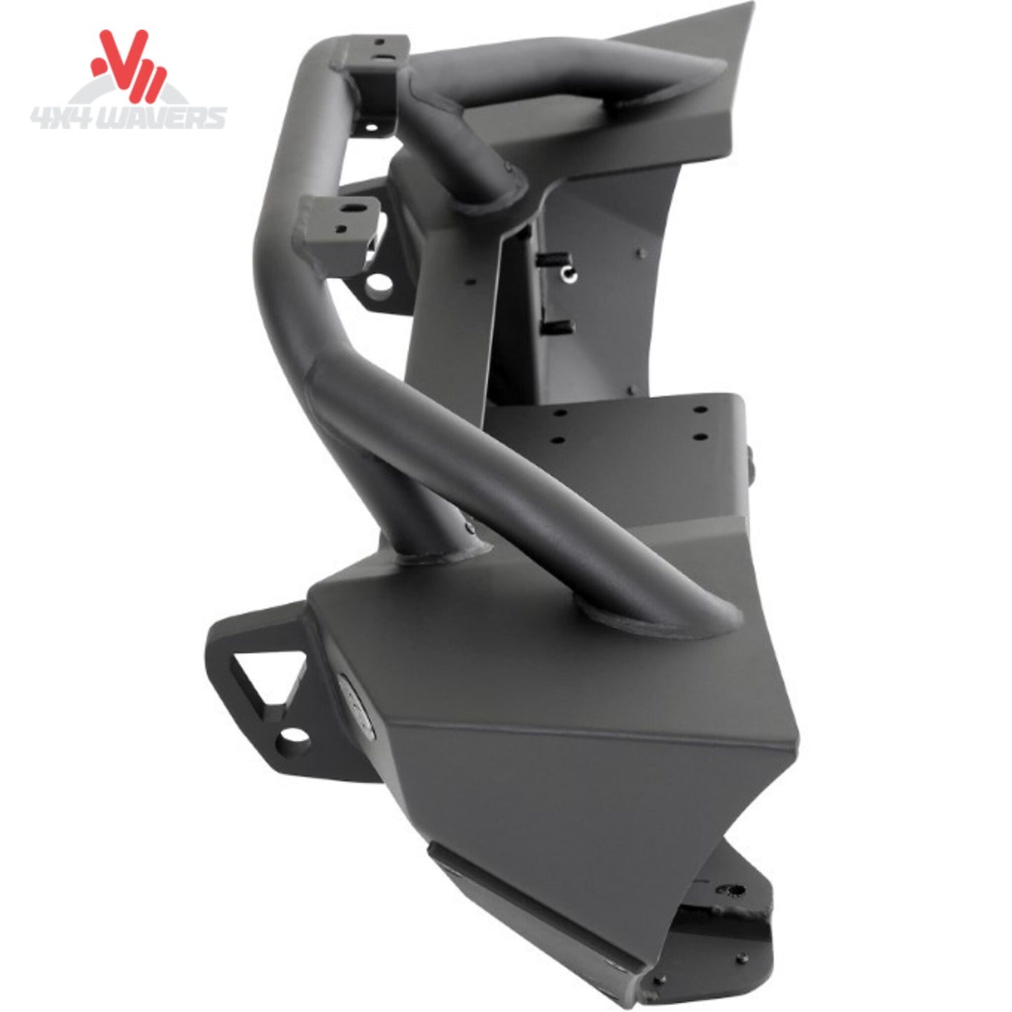 Integrated winch mounting system on Smittybilt XRC Gen2 bumper