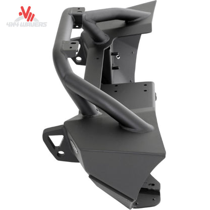 Integrated winch mounting system on Smittybilt XRC Gen2 bumper