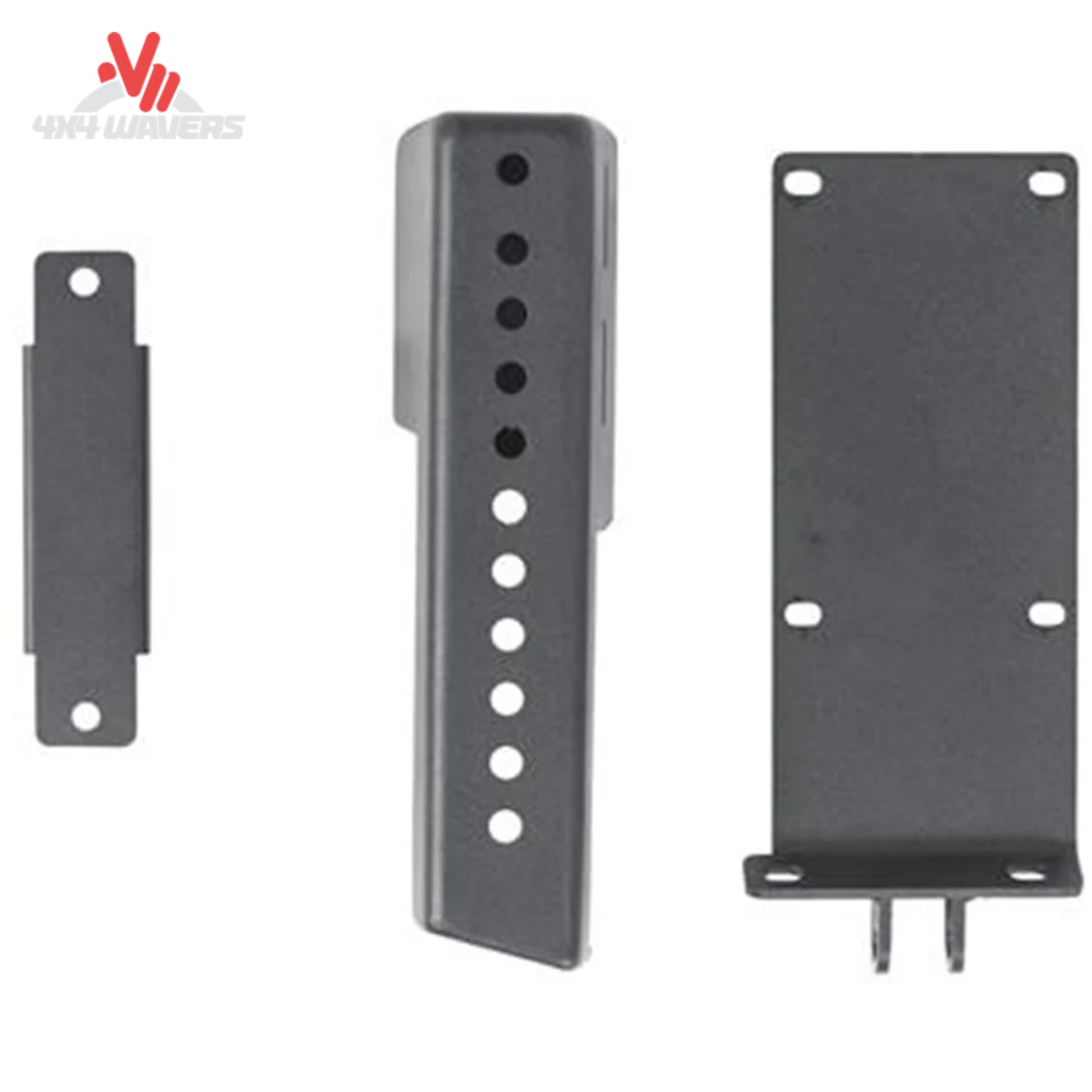 Adjustable spare tire mounting system on Smittybilt XRC Gen3