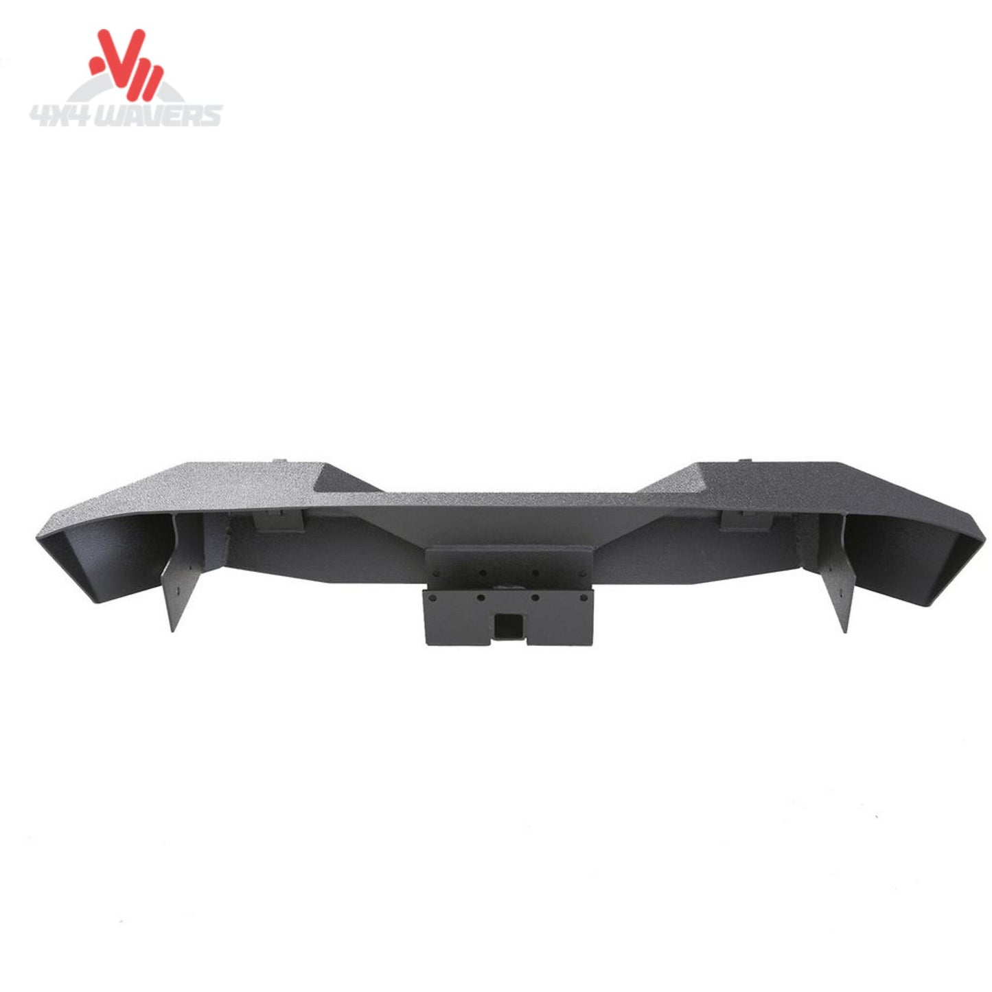 Integrated Class III receiver hitch on Smittybilt XRC rear bumper
