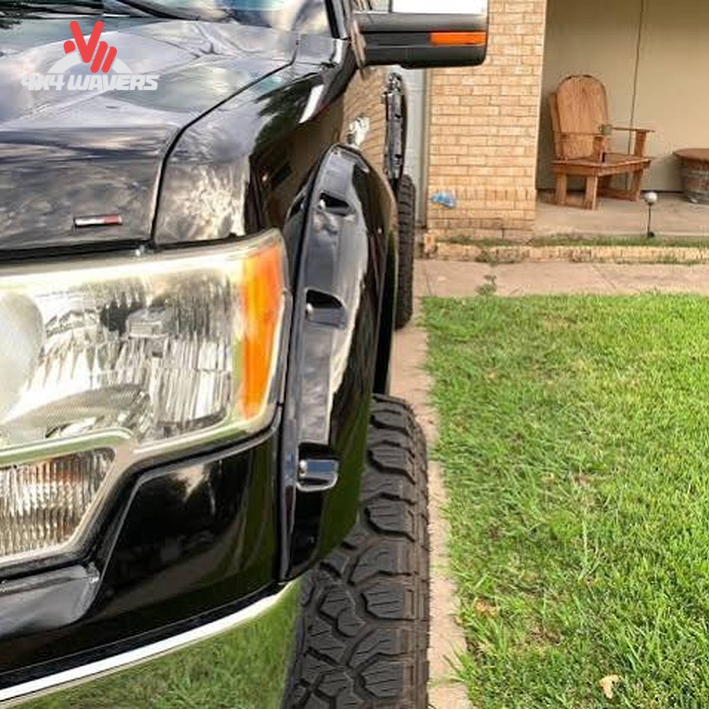 Installed Xtreme pocket style fender flares on 2009-2014 Ford F150 KF00102
