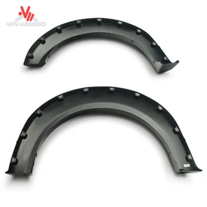 Stainless steel pocket rivets and rubber edge trim detail Xtreme flares KF00102