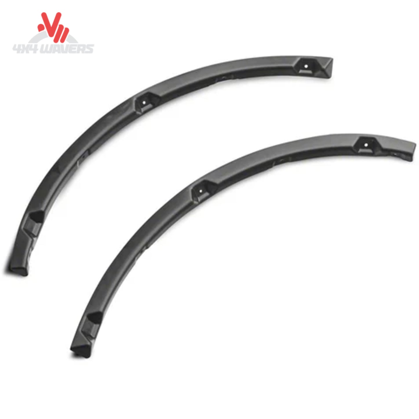 Stainless steel pocket rivets and rubber edge trim detail Xtreme flares KF00102