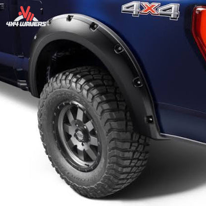 Custom molded rear wheel arch fender extension for 2021-2026 Ford F150 KF00111