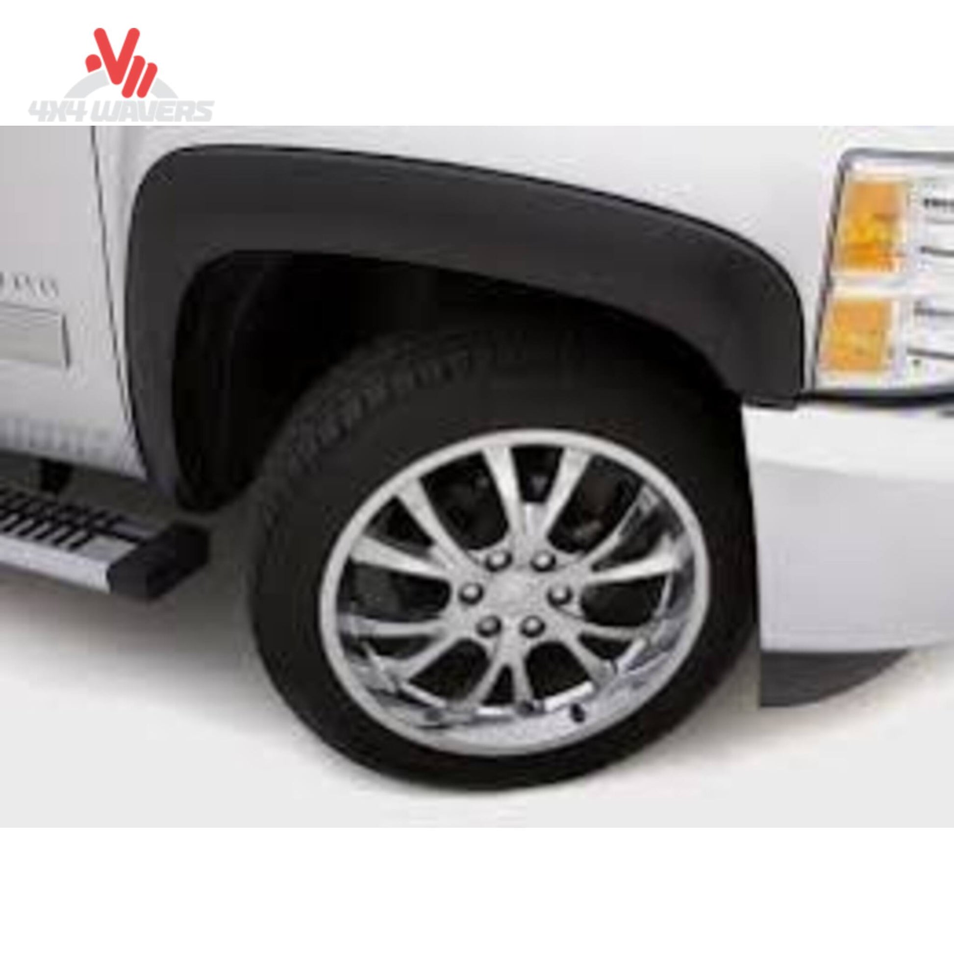 Xtreme OE style Fender Flares set of 4 on a 2009-2014 Ford F-150, featuring edge trim detail for rugged truck protection