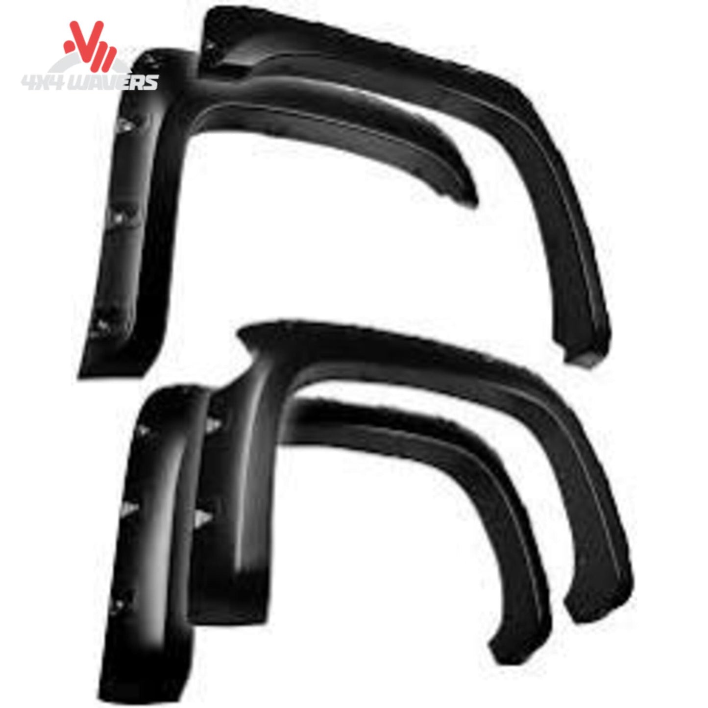 Set of four Xtreme OE Style Fender Flares for 2009-2014 Ford F-150, providing rugged protection and enhanced truck appearance.