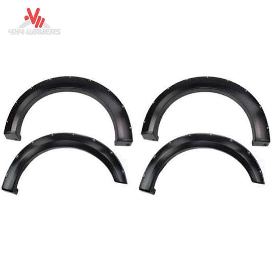 Set of four Xtreme Pocket Style Fender Flares for 2021-2026 Ford F-150 pickup truck, durable plastic with a textured finish.