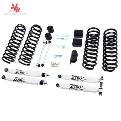 Zone Offroad J13N coil springs Nitro shocks sway bar links and track bar bracket
