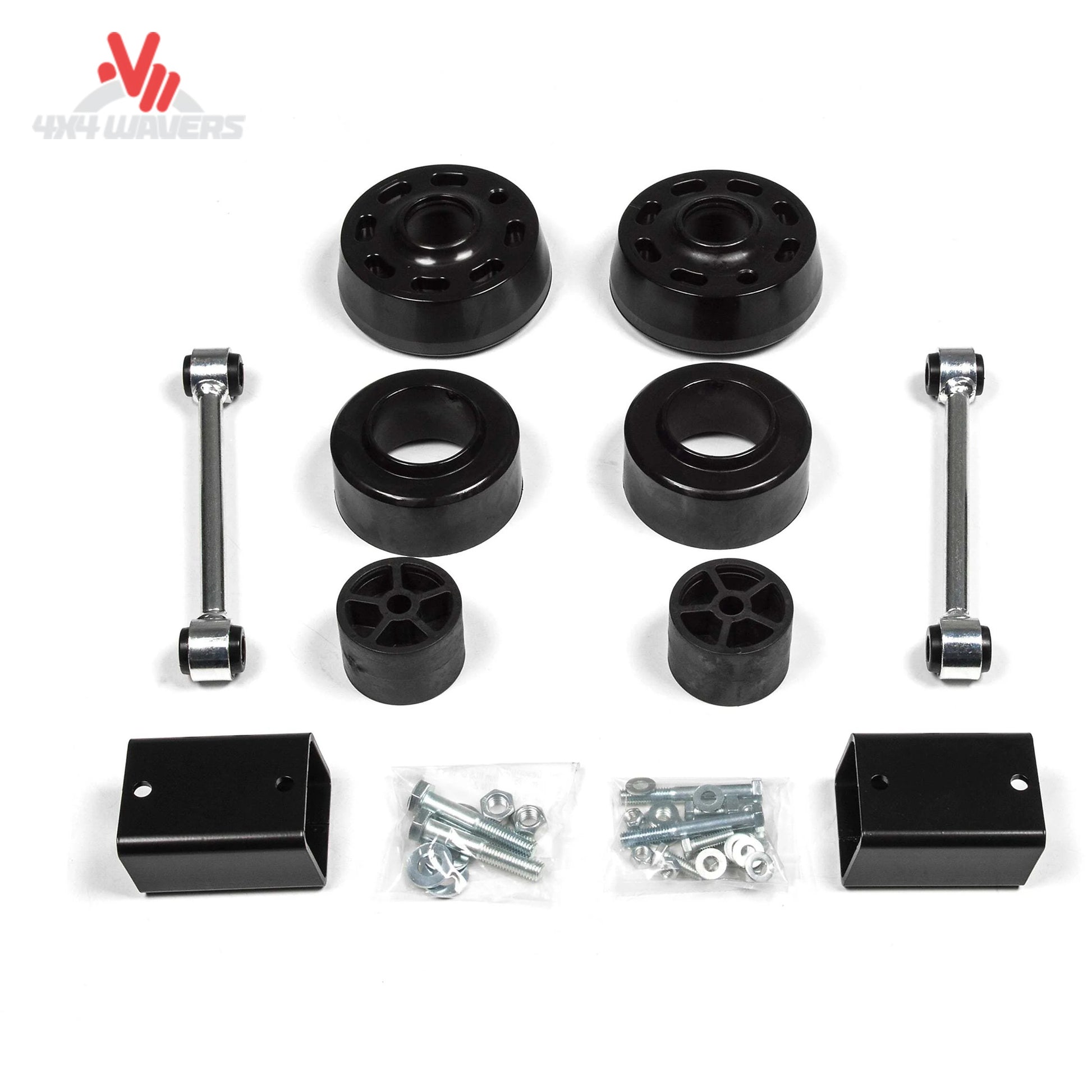 Zone Offroad J30N lift kit spacers sway bar links and bump stop extensions