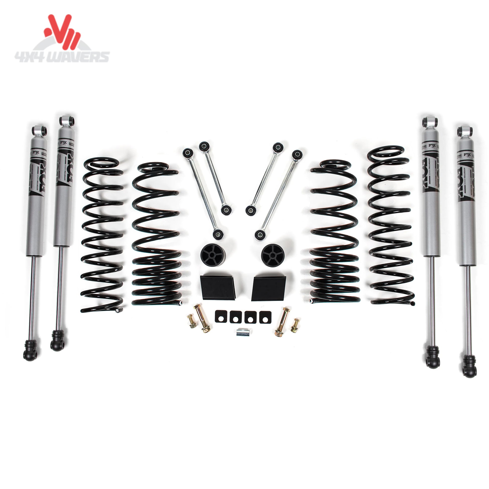 Zone Offroad J34N coil springs shocks sway bar links and hardware