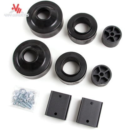 Polyurethane coil spacers included in Zone Offroad J39N lift kit; Heavy-duty suspension spacers engineered to raise ride height while maintaining factory spring performance
