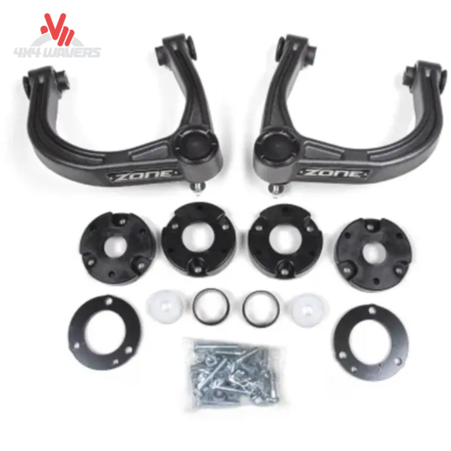 Zone Offroad Adventure Pro upper control arms included with Bronco Sasquatch F97 lift kit