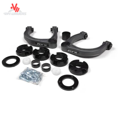 Close-up view of the Adventure Pro Series upper control arms included with the Zone Offroad F97 lift kit to improve Ford Bronco suspension geometry.