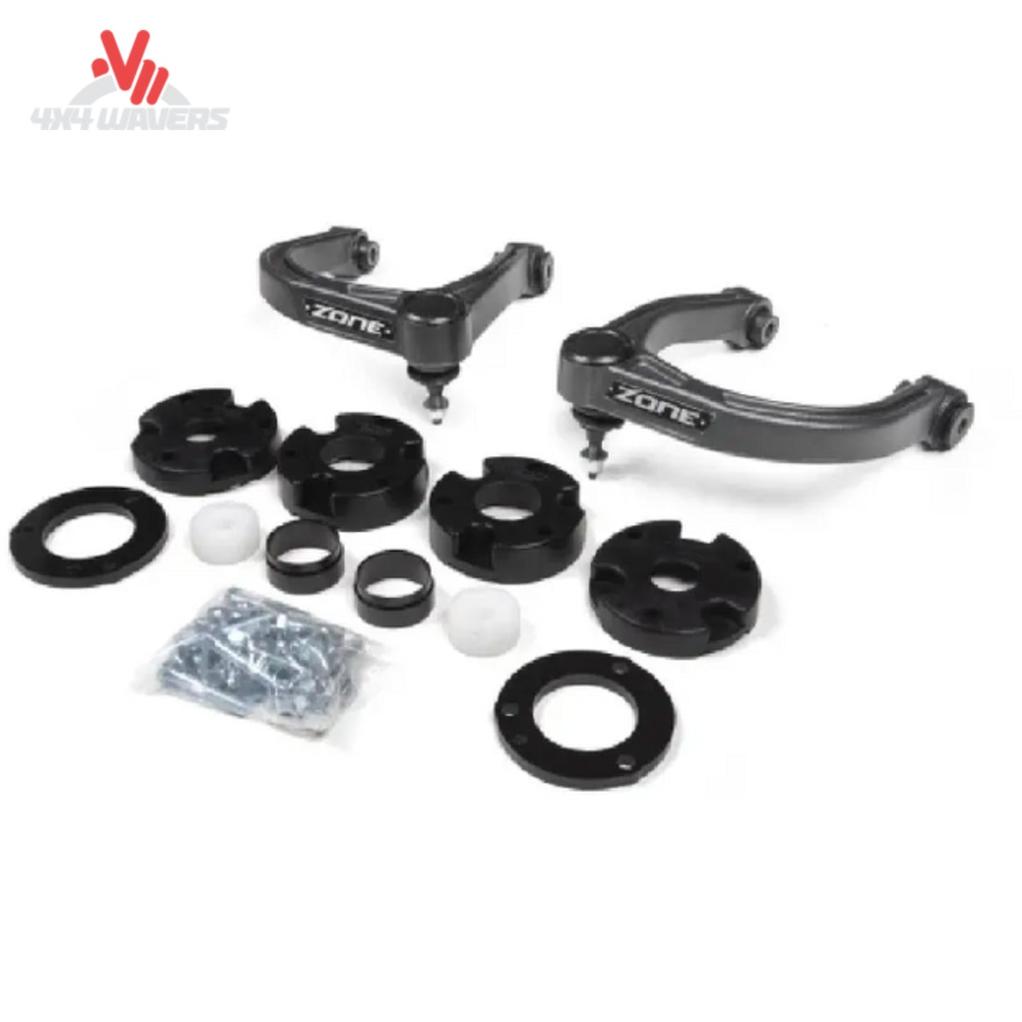 Zone Offroad Adventure Pro upper control arms included with Bronco Sasquatch F97 lift kit