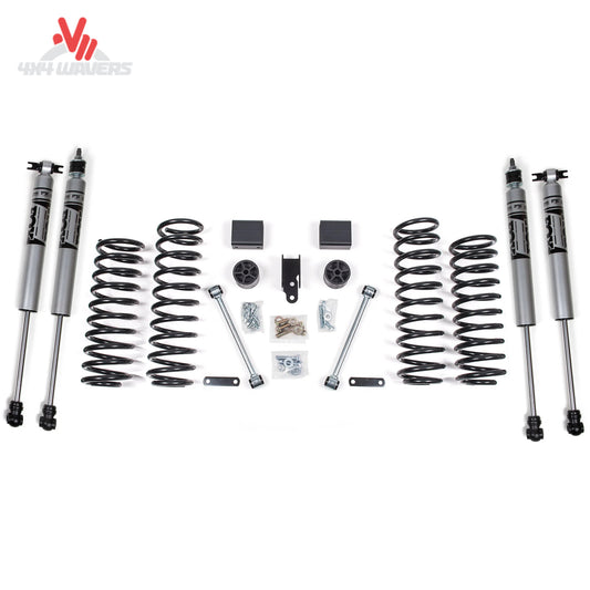 Zone Offroad J12F 3 inch suspension lift kit with FOX 2.0 shocks for Jeep Wrangler JK