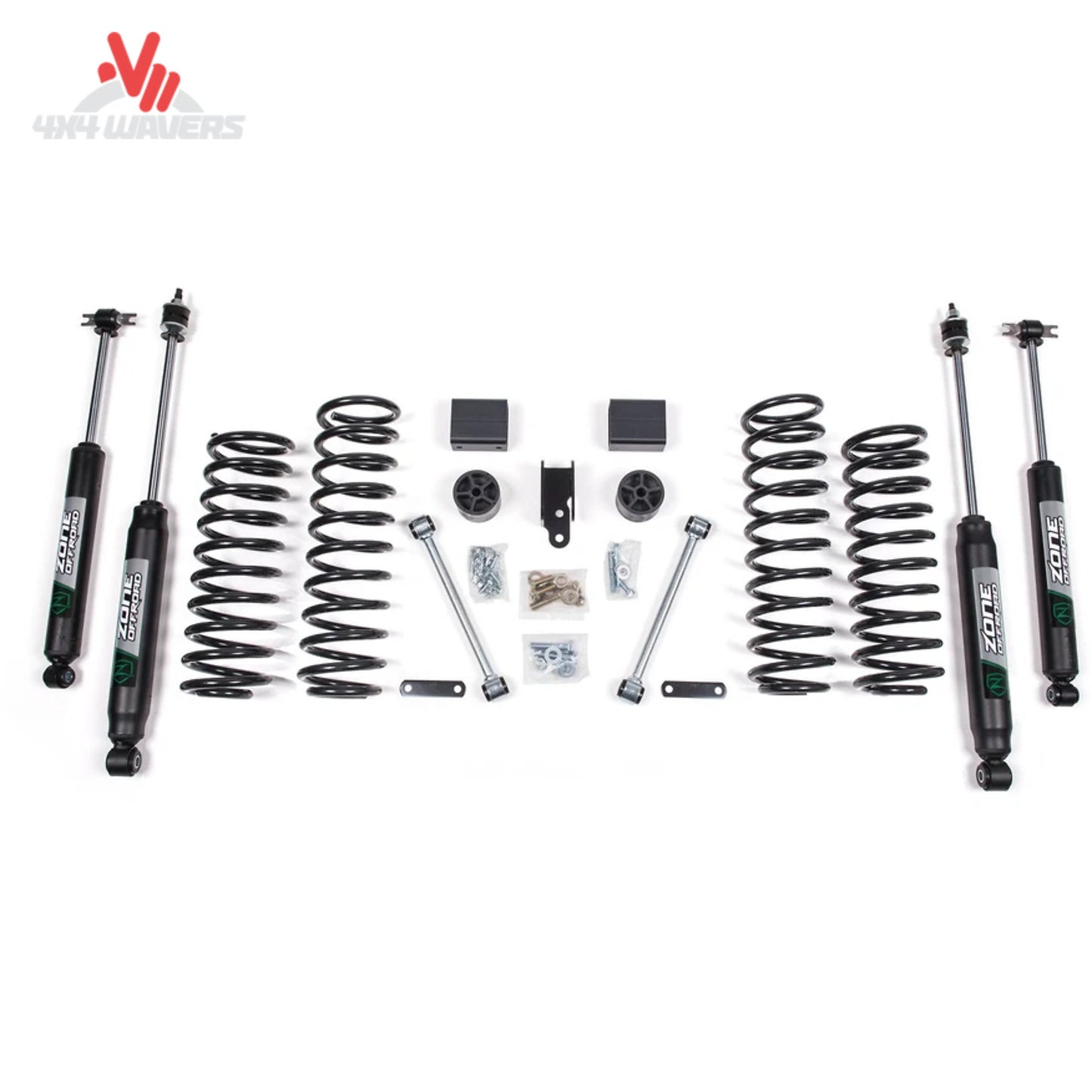 Zone Offroad J13N 3 inch suspension lift kit for 2007-2011 Jeep Wrangler Unlimited JKU