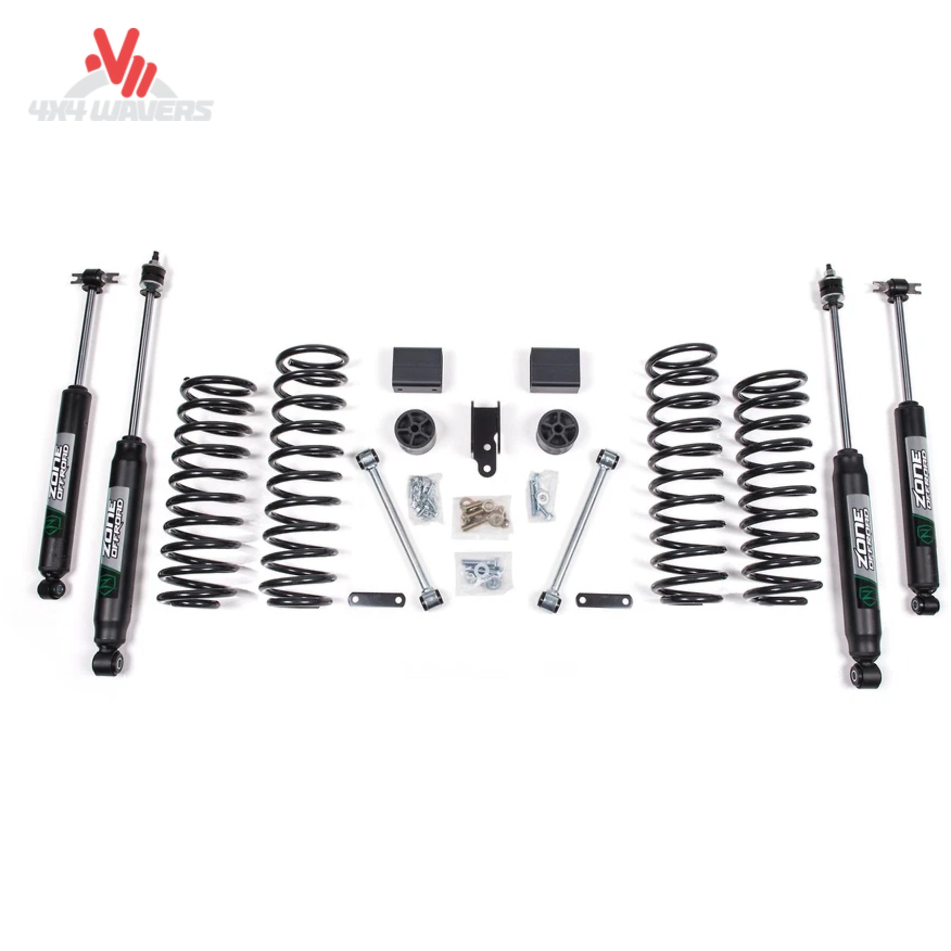 Zone Offroad J13N 3 inch suspension lift kit for 2007-2011 Jeep Wrangler Unlimited JKU