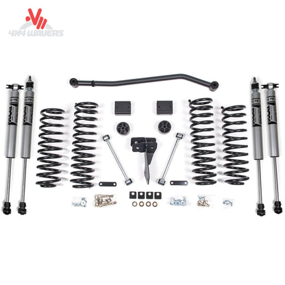Zone Offroad J15F 4 inch suspension lift kit with FOX 2.0 shocks for Jeep Wrangler JK Unlimited