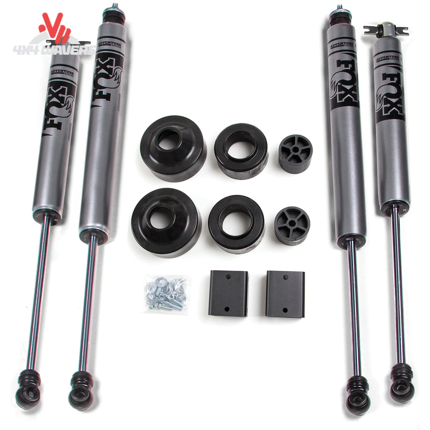 Zone Offroad J39N 2 inch suspension lift kit with Nitro shocks for Jeep Wrangler JK