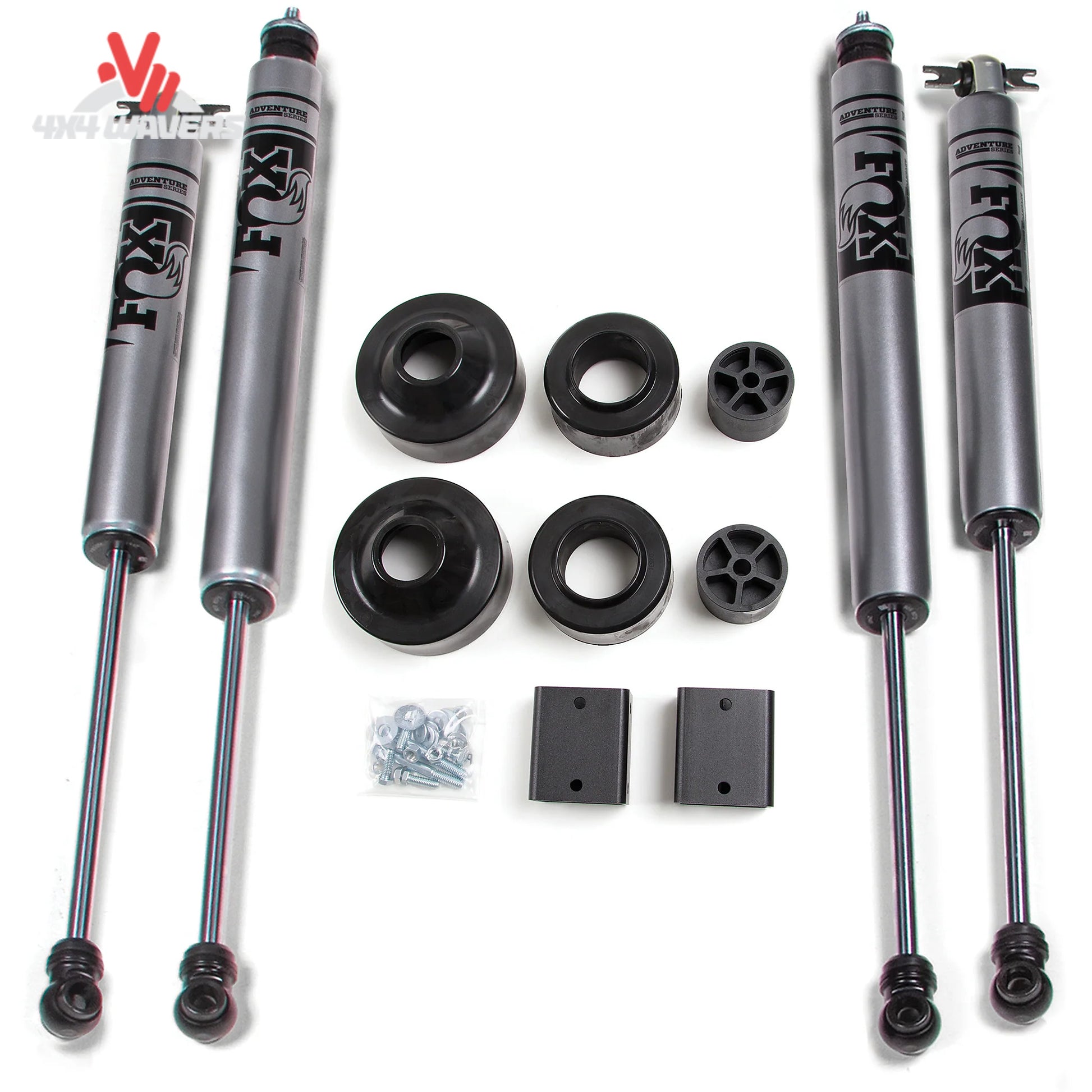 Zone Offroad J39N 2 inch suspension lift kit with Nitro shocks for Jeep Wrangler JK